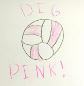 Addison the Amazing Artist Dig Pink signature